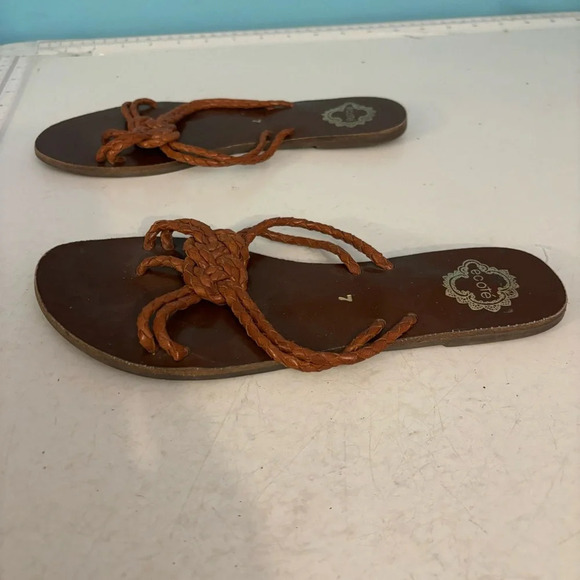 🛍️3/$30 Ecoté women’s braided strappy‎ sandal in size  7 - Picture 6 of 9
